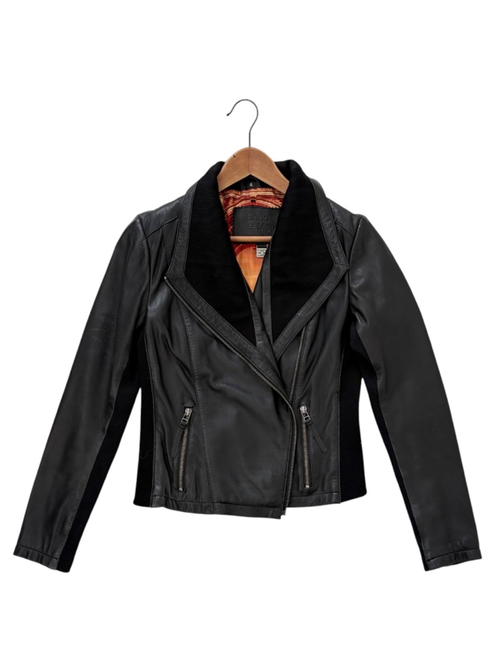 Bano eeMee Soft Moto Leather Jacket